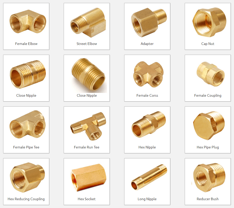 Brass-pipe-fittings