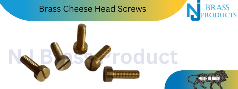 Brass Cheese Head Screws
