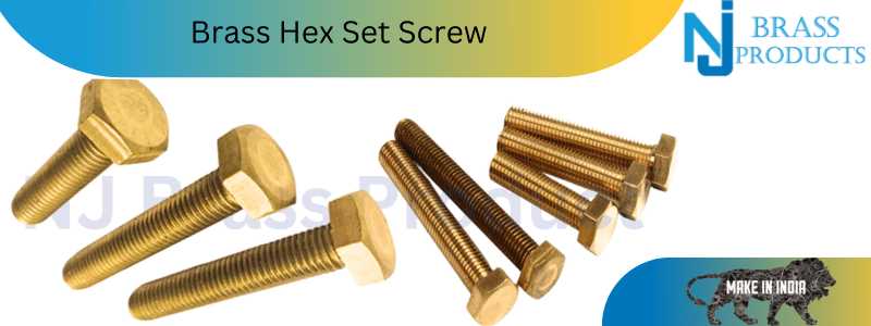 Brass Hex Set Screw