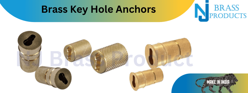 Brass Key Hole Anchors